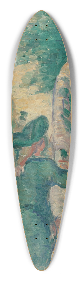 Emile Bernard - Scne galante 39.3 inch art pintail longboard deck