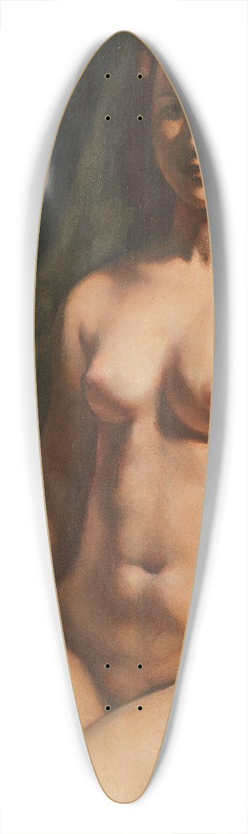 Emile Bernard - Seated nude 39.3 inch art pintail longboard deck