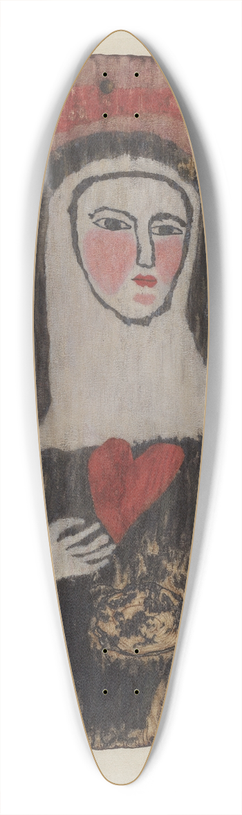 Emile Cero - Santo Retablo 39.3 inch art pintail longboard deck