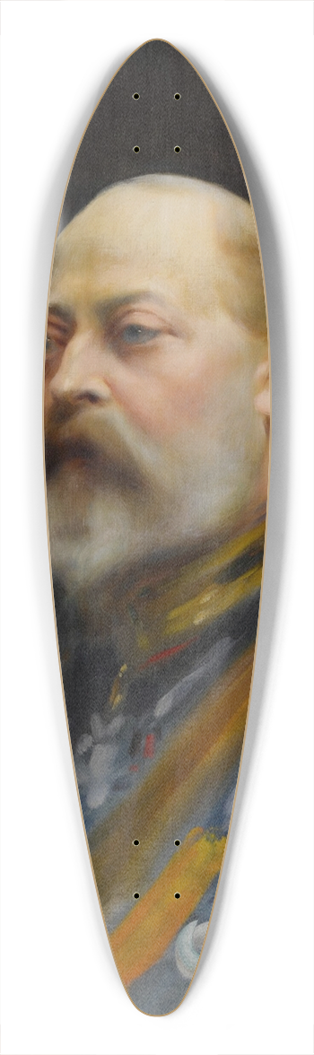 Emil Fuchs - King Edward VII 39.3 inch art pintail longboard deck