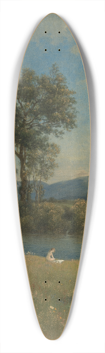 Emil Lugo - Dreisamidylle 39.3 inch art pintail longboard deck