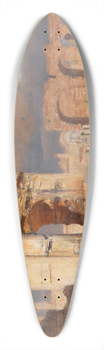 Erich Kips - Am Titusbogen in Rom 39.3 inch art pintail longboard deck