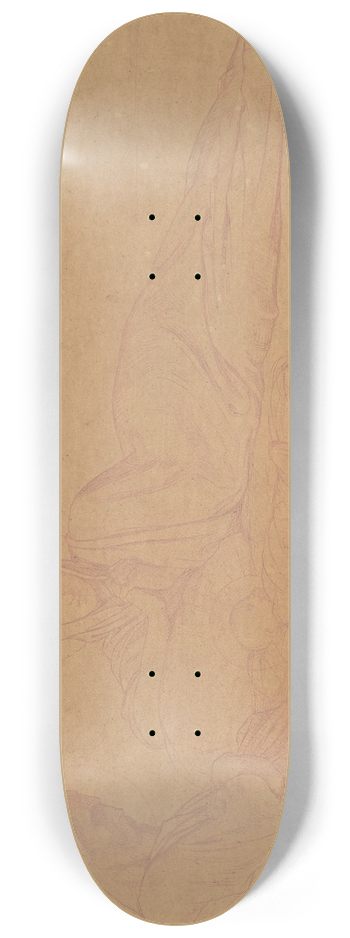 Jean-Hippolyte Flandrin - The Nativity 8.25 inch art skate deck