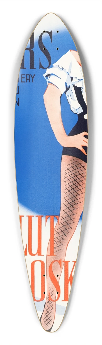 Eric Rohman - Roxie Hart 39.3 inch art pintail longboard deck