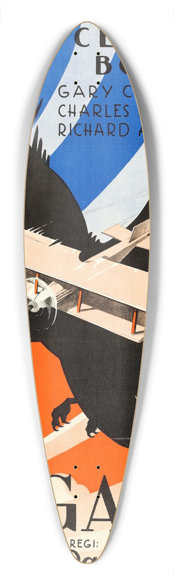 Eric Rohman - Wings 39.3 inch art pintail longboard deck