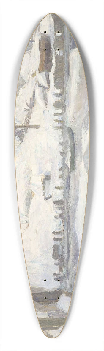 Erik Werenskiold - From Lysaker 39.3 inch art pintail longboard deck