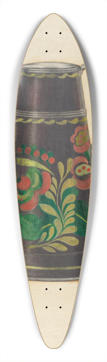 Ernest Graham - Toleware Teapot 39.3 inch art pintail longboard deck