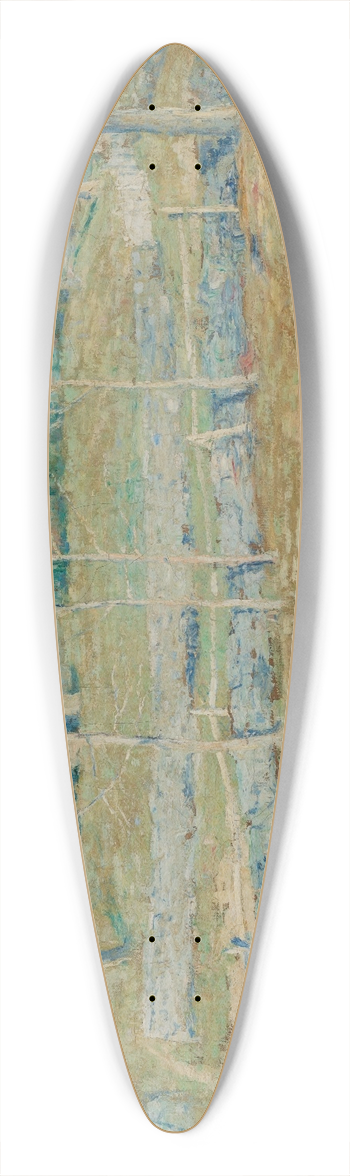 Ernest Lawson - An Abandoned Farm 39.3 inch art pintail longboard deck