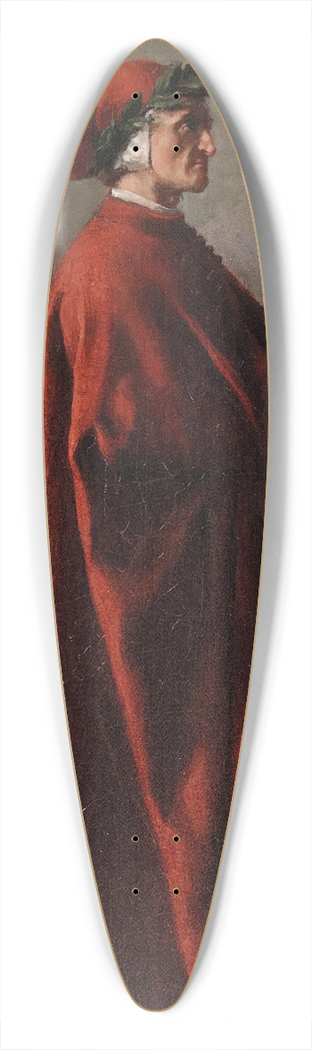 Ernest Meissonier - Dante 39.3 inch art pintail longboard deck