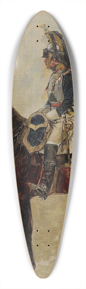 Ernest Meissonier - Un Cuirassier 39.3 inch art pintail longboard deck