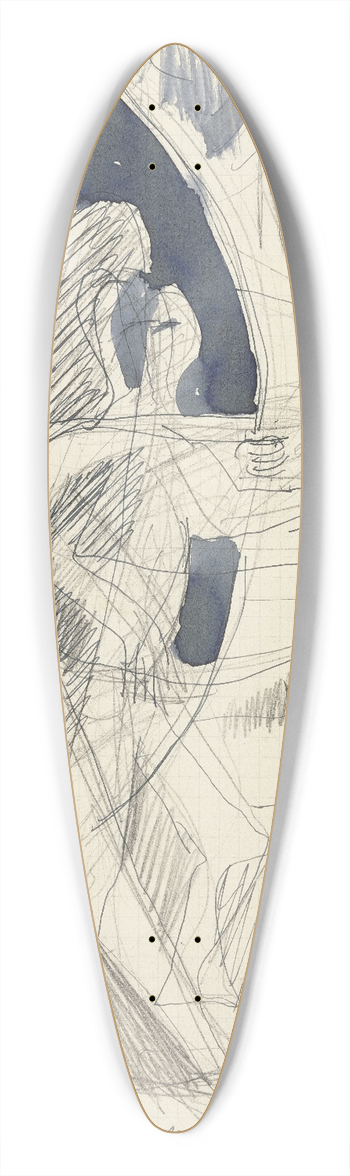 Ernst Ludwig Kirchner - Archers 39.3 inch art pintail longboard deck