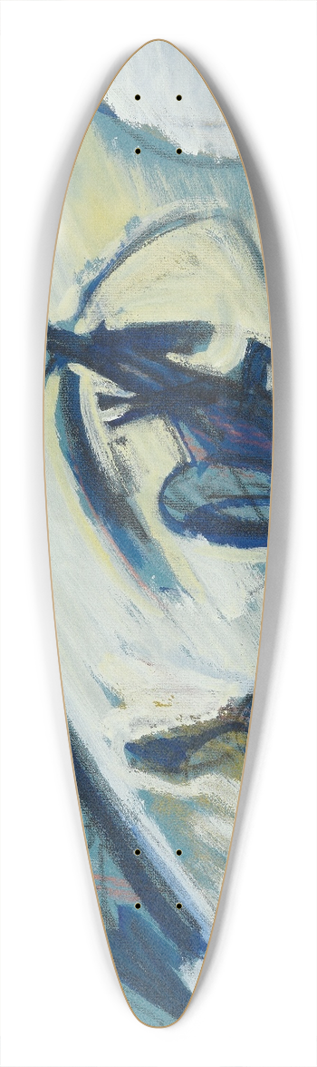 Ernst Ludwig Kirchner - Bauer mit Pferdeschlitten 39.3 inch art pintail longboard deck