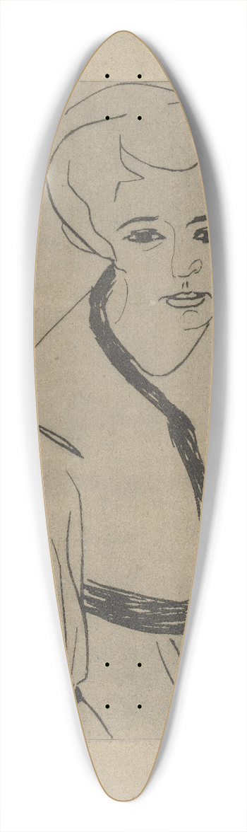 Ernst Ludwig Kirchner - Dodo 39.3 inch art pintail longboard deck