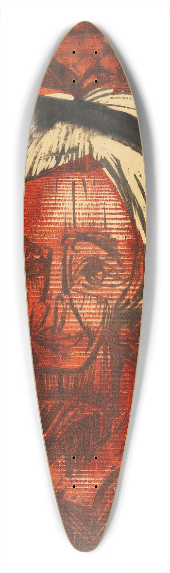 Ernst Ludwig Kirchner - Gelbhaariges Mdchen 39.3 inch art pintail longboard deck