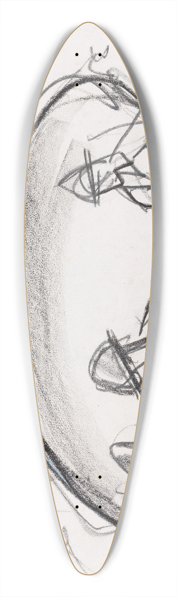 Ernst Ludwig Kirchner - Knaben am See 39.3 inch art pintail longboard deck