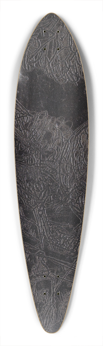Ernst Ludwig Kirchner - Leuchtturm im Grnen, Fehmarn 39.3 inch art pintail longboard deck