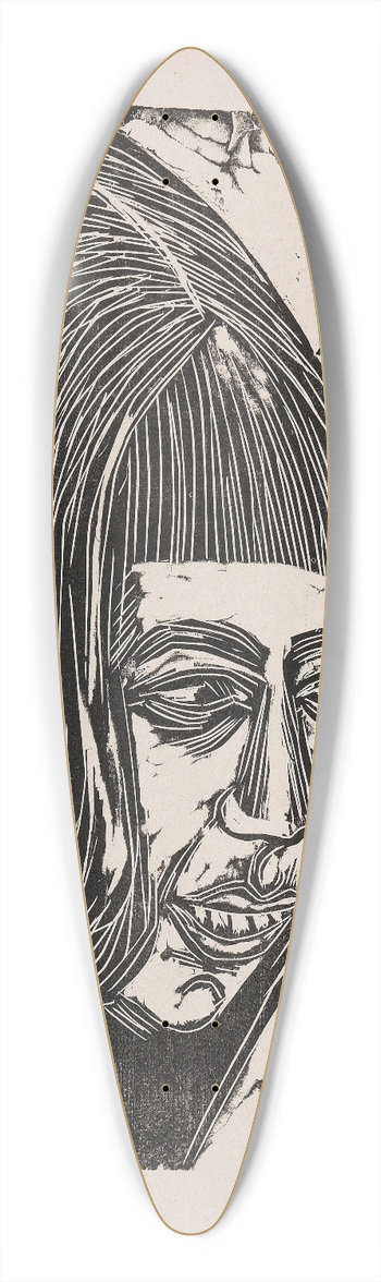 Ernst Ludwig Kirchner - Tochter Sternheim 39.3 inch art pintail longboard deck