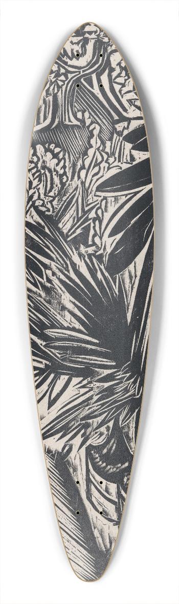 Ernst Ludwig Kirchner - Vksthus. Jena 39.3 inch art pintail longboard deck