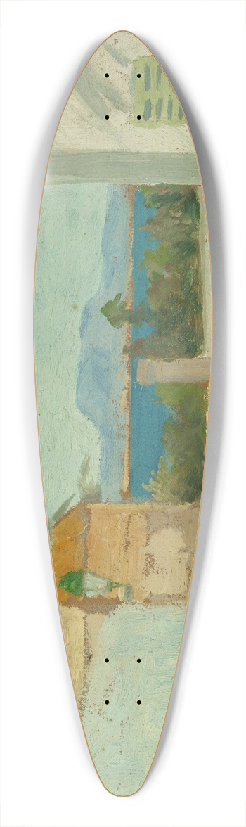 Ernst Schiess - Meridional Landscape 39.3 inch art pintail longboard deck