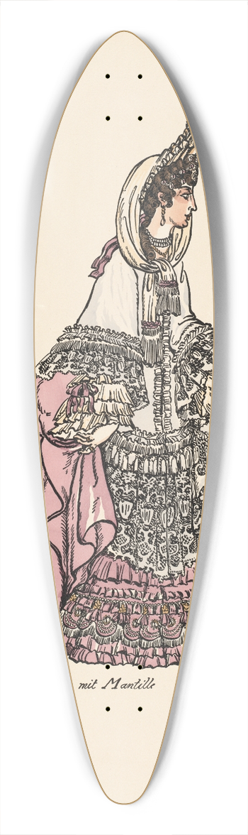 Ernst Stern - Dorimene mit Mantille 39.3 inch art pintail longboard deck