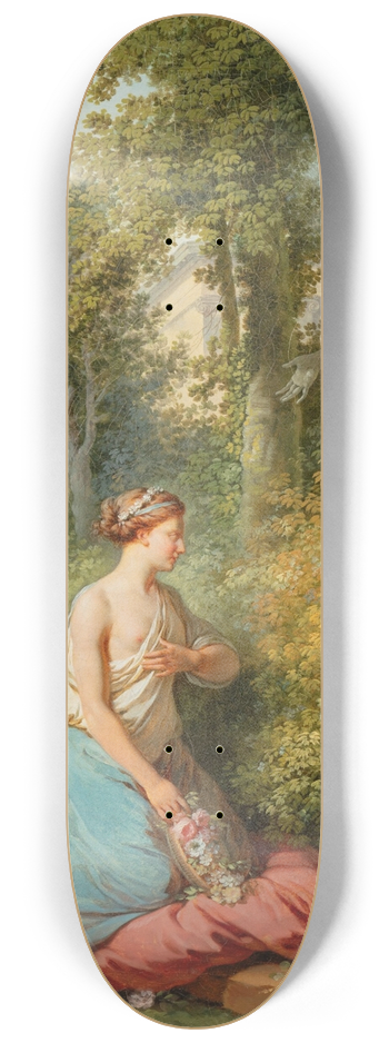 Jean-Jacques-Franois Le Barbier - The offering to Venus 8.25 inch art skate deck