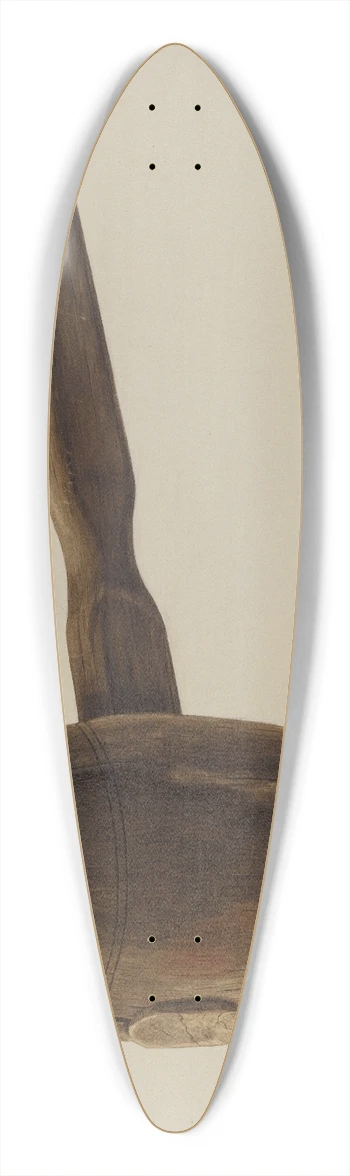 Eugene Bartz - Chalking Mallet 39.3 inch art pintail longboard deck
