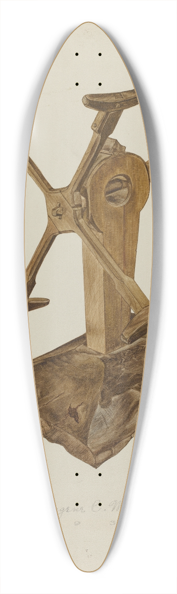 Eugene C. Miller - Reel 39.3 inch art pintail longboard deck