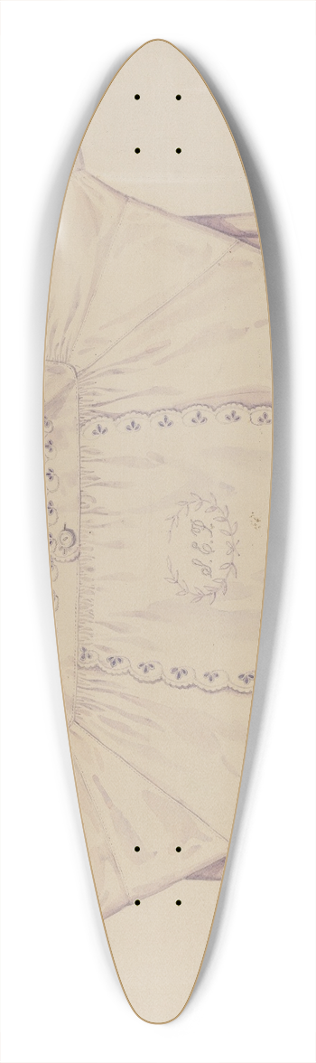 Eugene Croe - Chemise 39.3 inch art pintail longboard deck