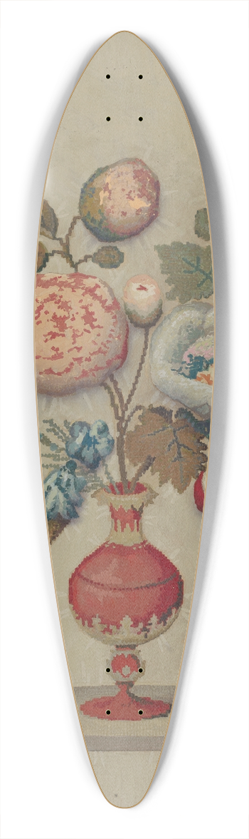 Eugene Croe - Embroidery 39.3 inch art pintail longboard deck