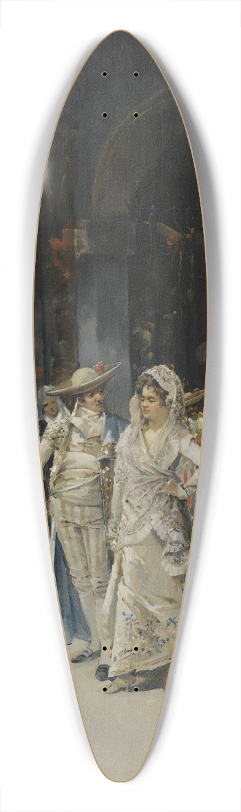 Eugenio Lucas Villamil - Aftermass 39.3 inch art pintail longboard deck