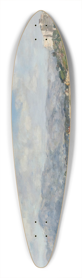 Eugne Boudin - Antibes, Le Fort Carr 39.3 inch art pintail longboard deck
