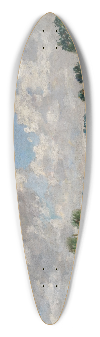 Eugne Boudin - La valle de la Touques 39.3 inch art pintail longboard deck