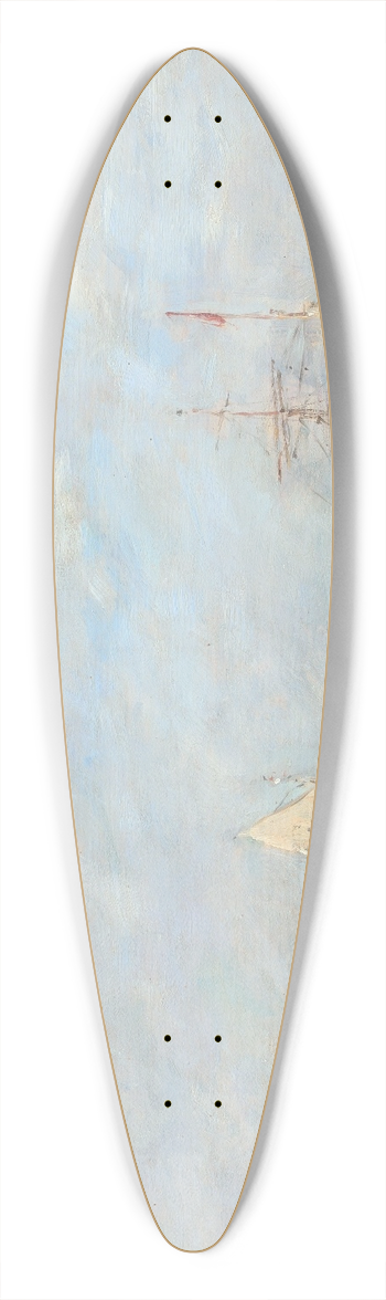 Eugne Boudin - Sortie des barques  Saint-Vaast-la-Hougue 39.3 inch art pintail longboard deck