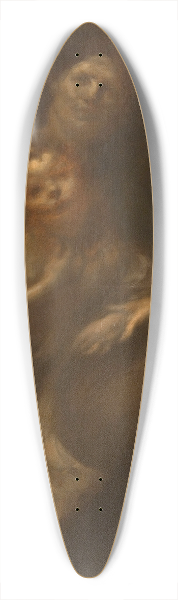 Eugne Carriere - Maternit 39.3 inch art pintail longboard deck