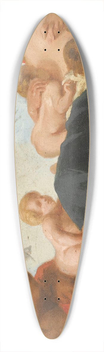 Eugne Delacroix - Study For Lagriculture 39.3 inch art pintail longboard deck