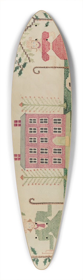 Eva Wilson - Sampler 39.3 inch art pintail longboard deck