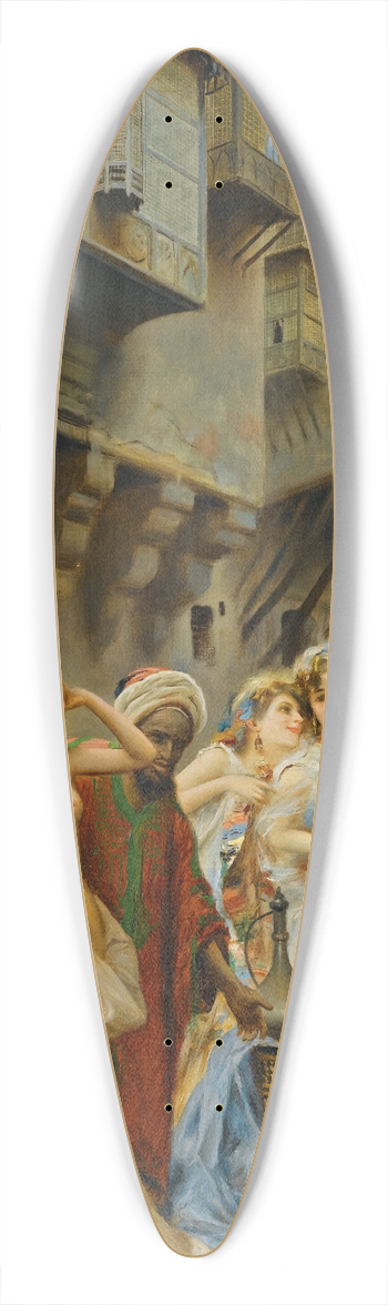 Fabio Fabbi - Her Masters Choice 39.3 inch art pintail longboard deck