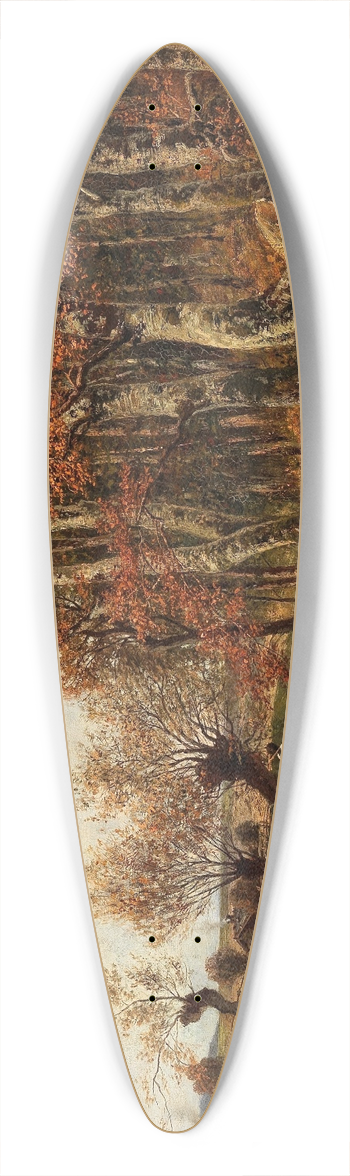 Fanny Assenbaum - On the Way Home 39.3 inch art pintail longboard deck