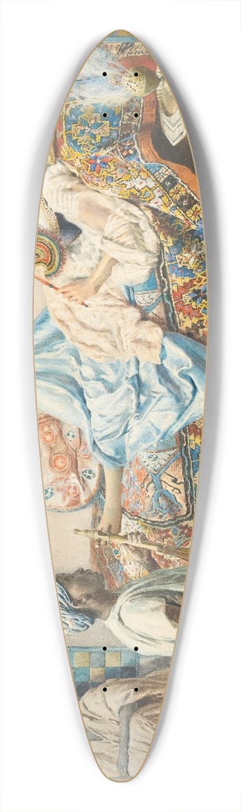 Federico Bartolini - The odalisque 39.3 inch art pintail longboard deck