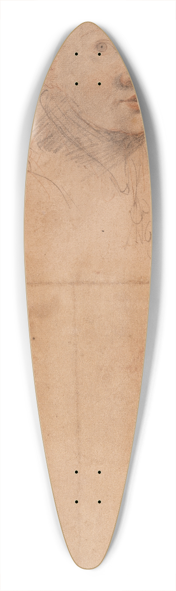 Federico Zuccaro - Study of a Young Man 39.3 inch art pintail longboard deck