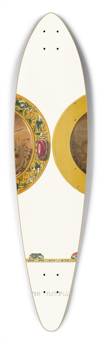 Fedor Grigoryevich Solntsev - Panagiia patrairshaia 39.3 inch art pintail longboard deck