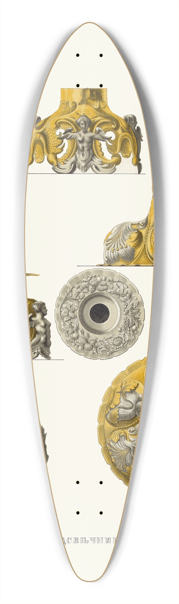 Fedor Grigoryevich Solntsev - Podsvechniki 39.3 inch art pintail longboard deck