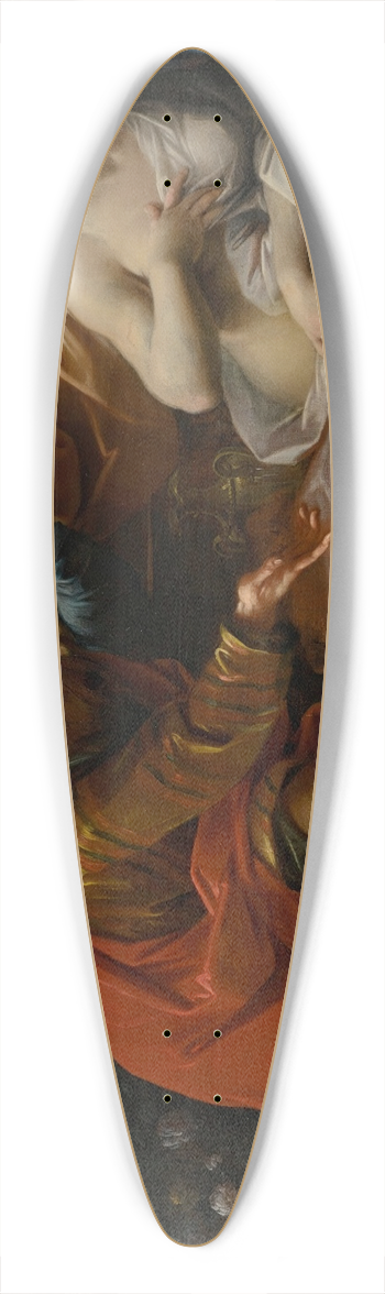 Felice Torelli - Susanna and the Elders 39.3 inch art pintail longboard deck