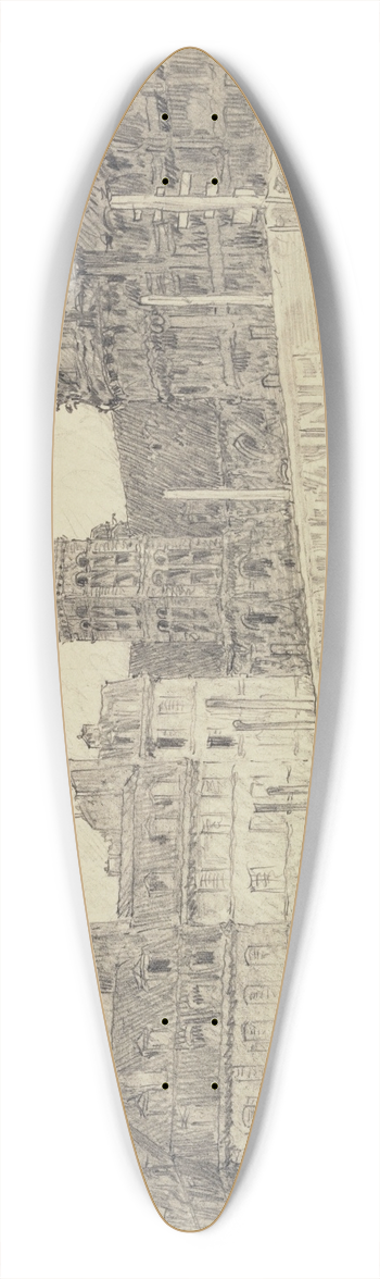 Ferdinand Boberg - Agrandissement de la Samaritaine 39.3 inch art pintail longboard deck