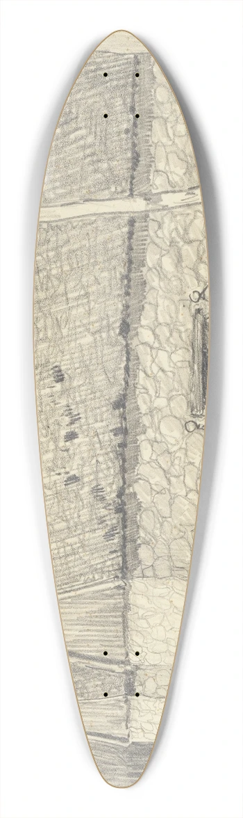 Ferdinand Boberg - Forrsj 39.3 inch art pintail longboard deck
