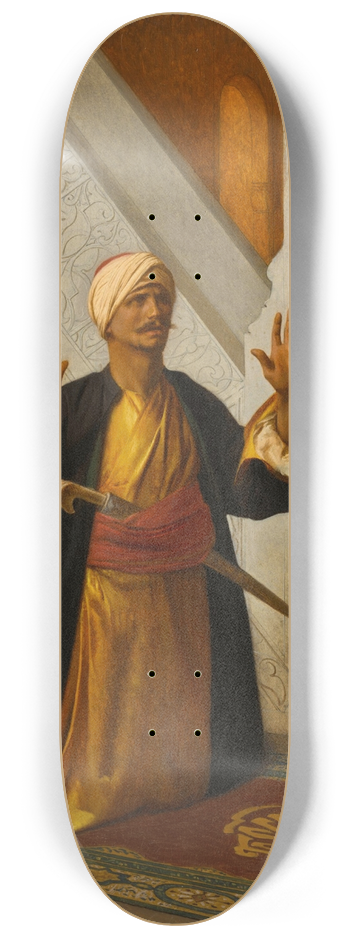 Jean-Lon Grme - At Prayer 8.25 inch art skate deck