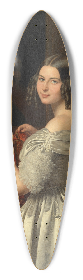 Ferdinand Georg Waldmller - Junge Dame bei der Toilette 39.3 inch art pintail longboard deck