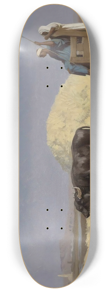 Jean-Lon Grme - Egyptian Grain-Cutters 8.25 inch art skate deck