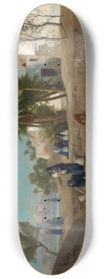 Jean-Lon Grme - Fellah Women Drawing Water 8.25 inch art skate deck