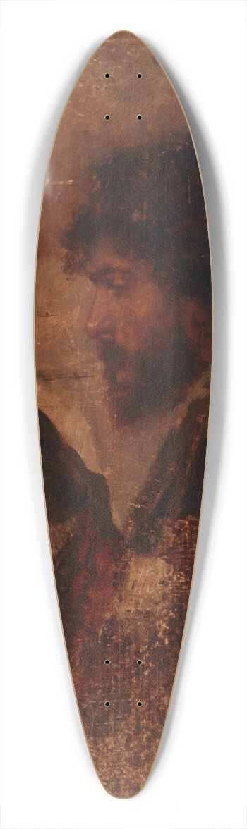 Ferdinand Heilbuth - Study of a head 39.3 inch art pintail longboard deck
